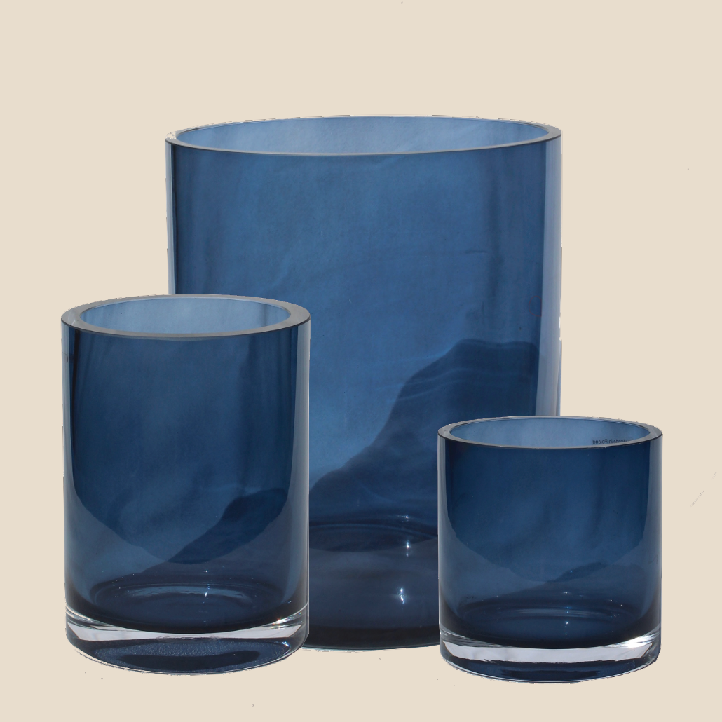Candleholder Lustre Blue