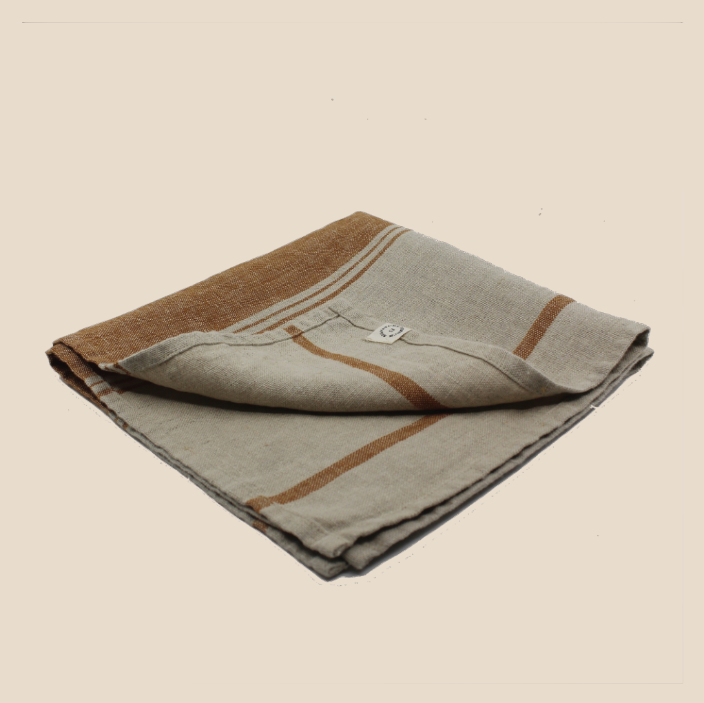 Louis Linen Napkin Set Tabac