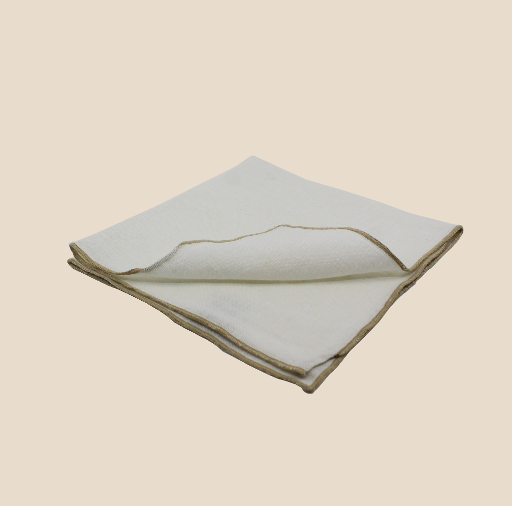 Venise Linen Napkin Set White