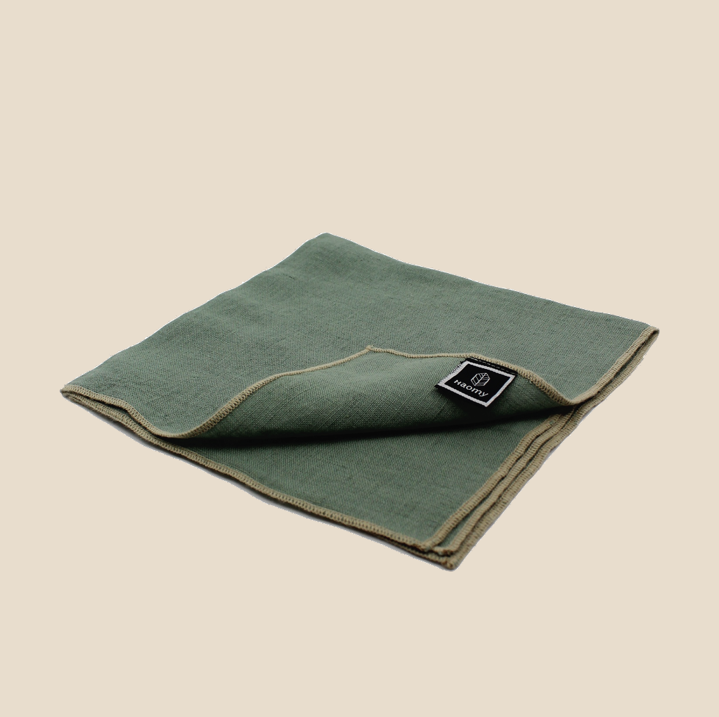 Venise Linen Napkin Set Sage