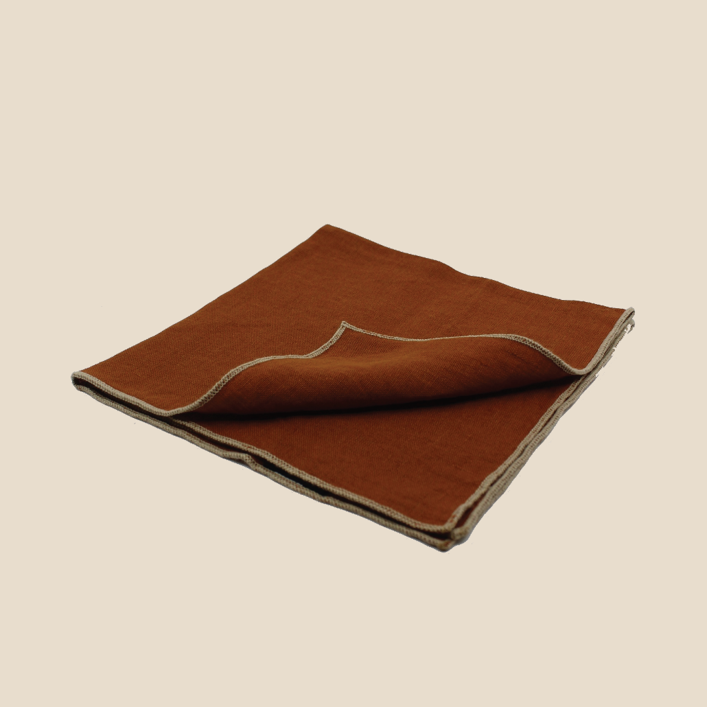 Venise Linen Napkin Set Caramel