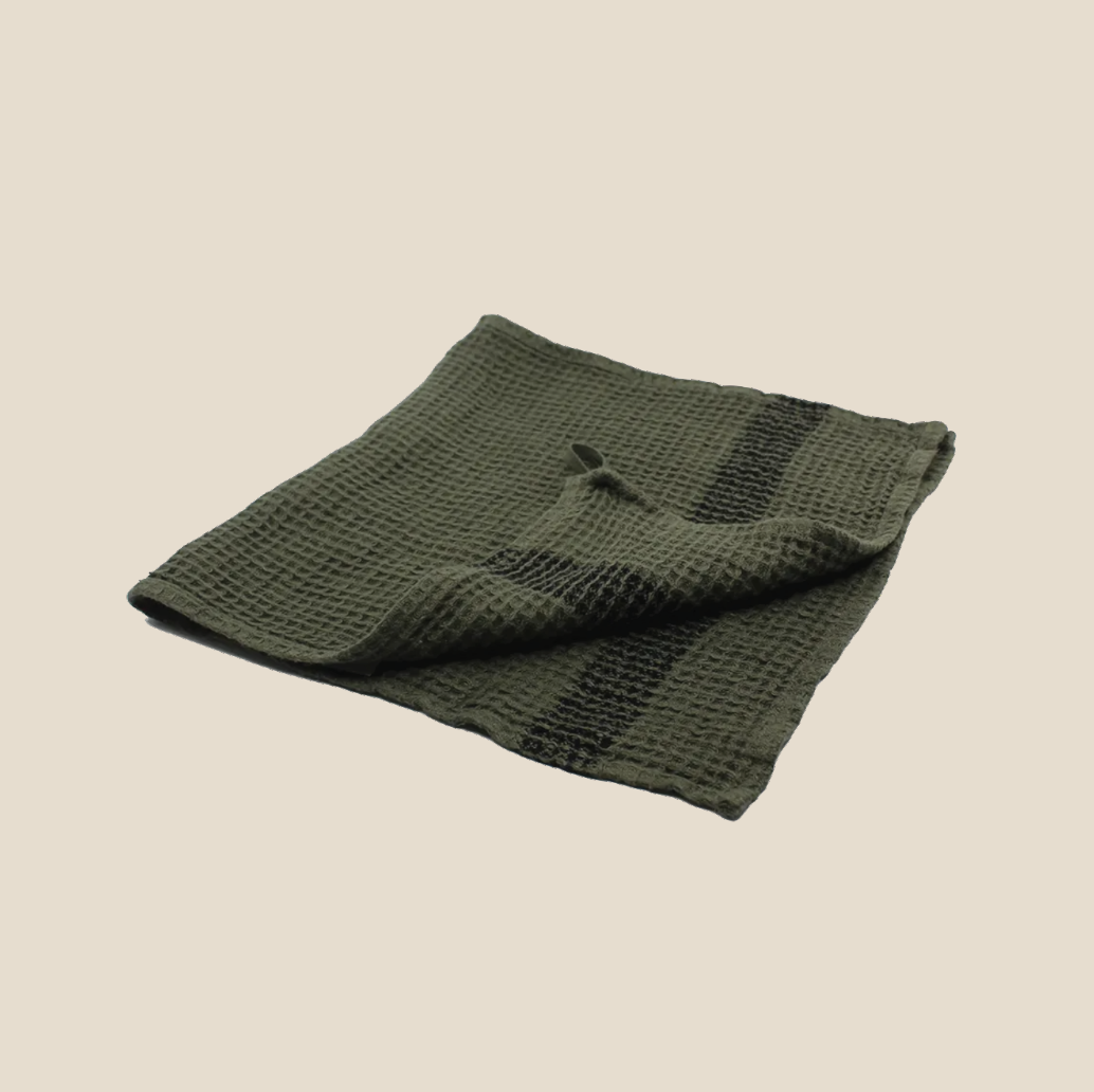 Timika Linen Beach Towel Khaki