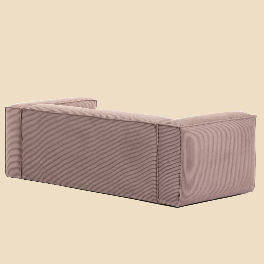 Pink Corduroy Sofa