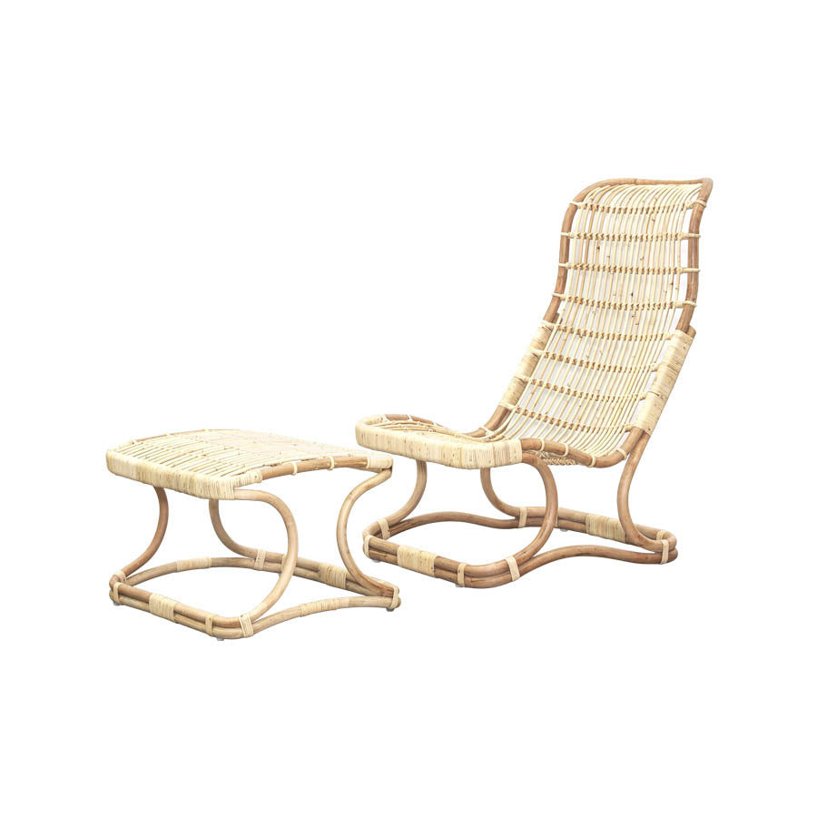 Chloe Lounge Chair & Foot Rest