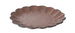 Kurieto Brown Rinka Plate, 24cm