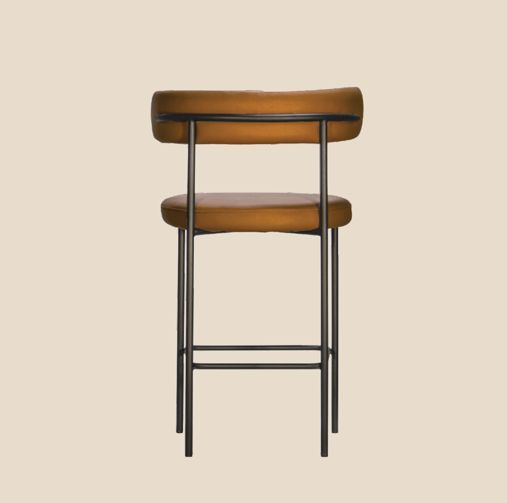 Oliver Bar Stool - Black Frame