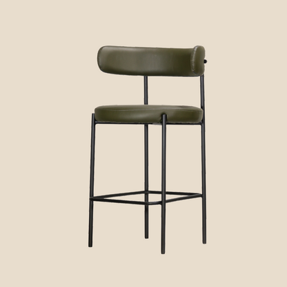 Oliver Bar Stool - Black Frame