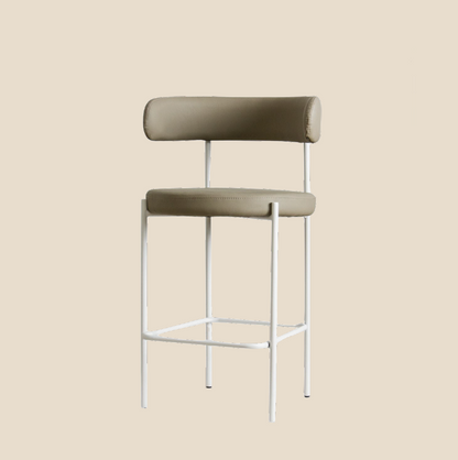 Oliver Bar Stool - White Frame