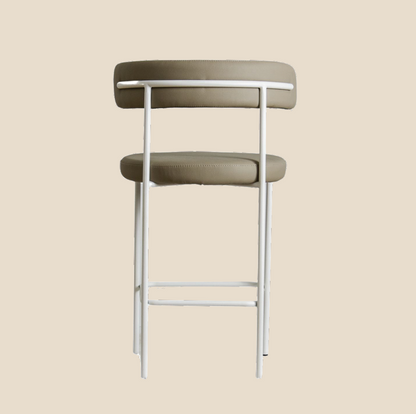 Oliver Bar Stool - White Frame