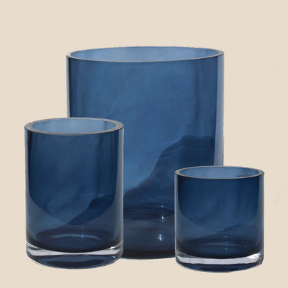 Candleholder Lustre Blue