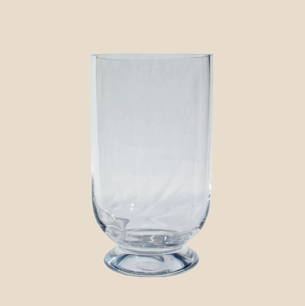 Pedestal Vase Clear