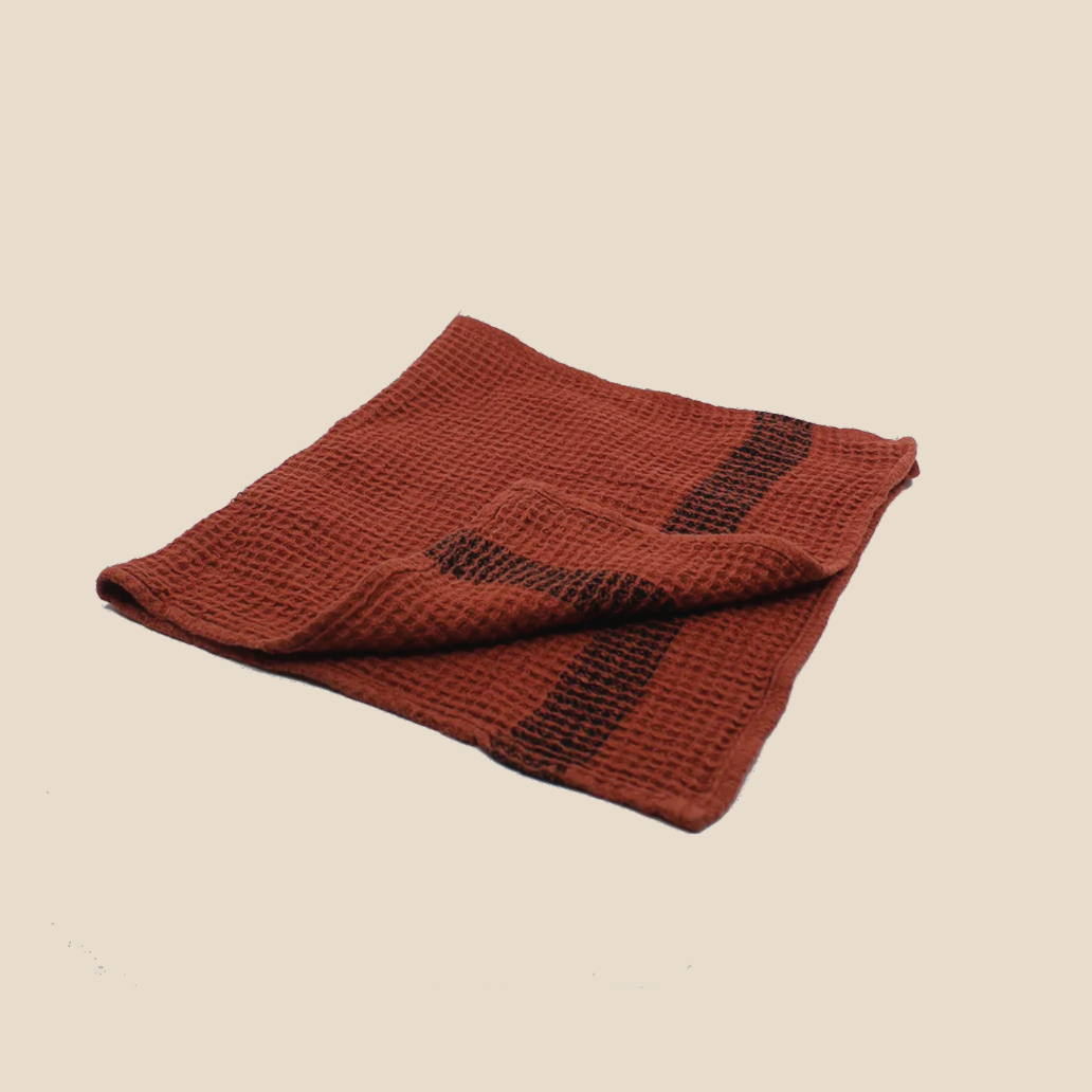 Timika Linen Beach Towel Argile