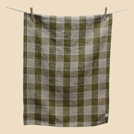 Adrien Linen Tea Towel