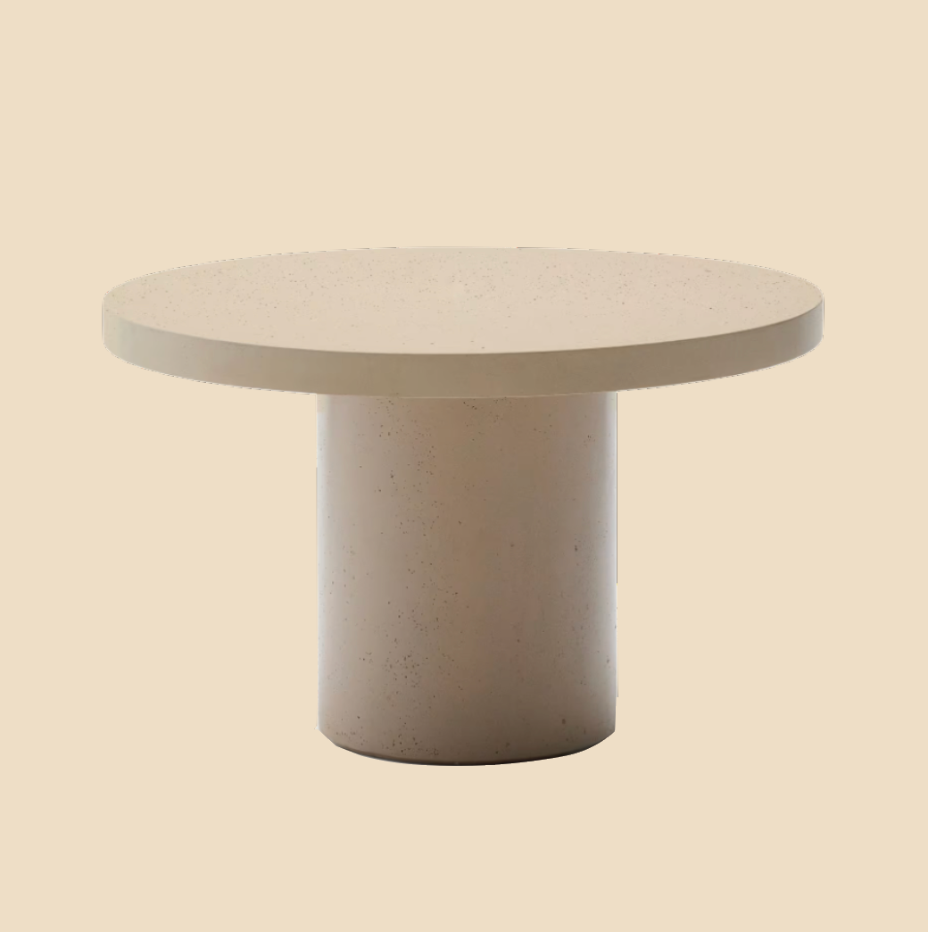 (PRE-ORDER BY 20 NOV FOR EARLY DEC DELIVERY) Guava Cement Dining Table