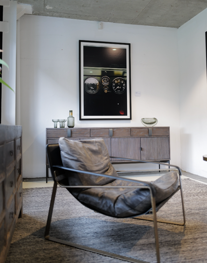 Bronze Leather Recliner