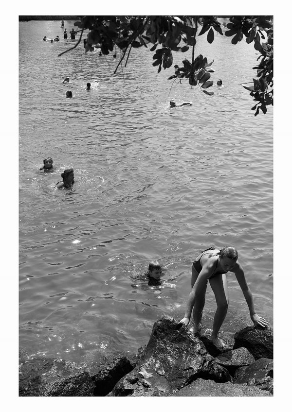 Julie Adams. River swimmers, Brunswick Heads, 2019