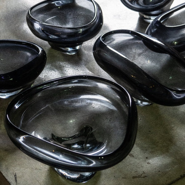 Glass Droplet Vase - Hand Blown