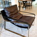 Leather & Brass Recliner