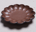 Kurieto Brown Rinka Plate, 24cm