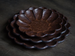 Kurieto Brown Rinka Plate, 24cm