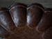 Kurieto Brown Rinka Plate, 24cm