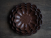 Kurieto Brown Rinka Plate, 24cm