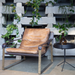 Leather & Brass Recliner