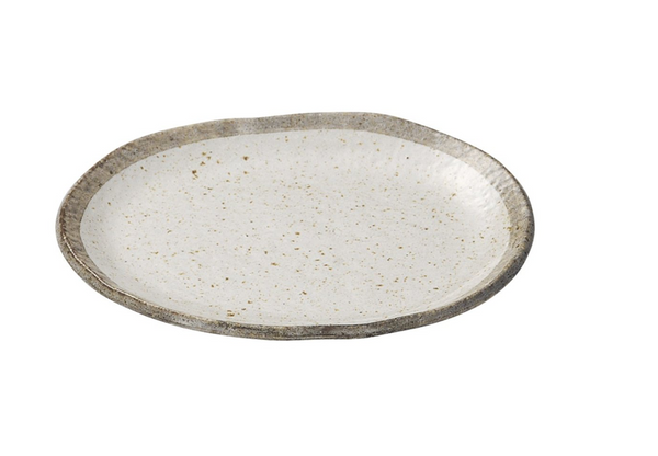 Shirokaratsu Medium Oval Plate, 21.5cm