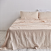 100% Linen Peach sheets